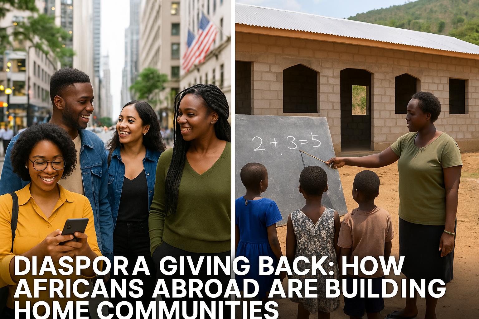Diaspora Giving Back: How Africans Abroad Are Building Home Communities